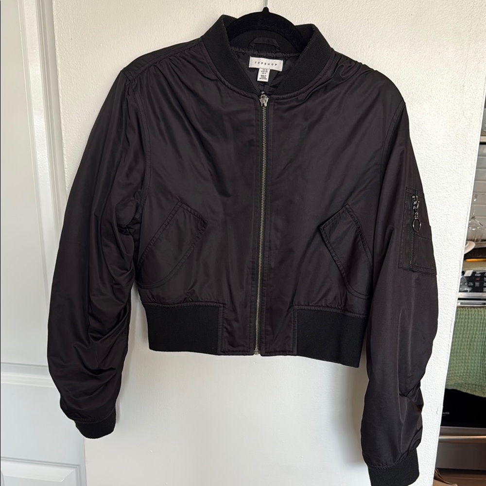 Black Bomber Jacket